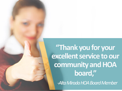 HOA Board Thank You Message