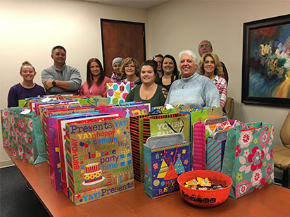 Sentry Management Boise Office Donates Birthday Boxes to Salvation Army