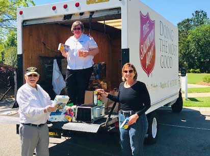 Community Association Donates to Salvation Army