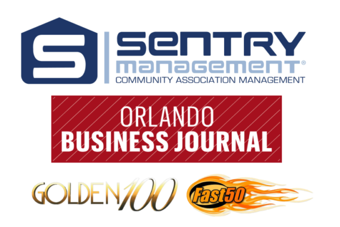 Sentry Orlando Business Journal Fast 50 Golden 100